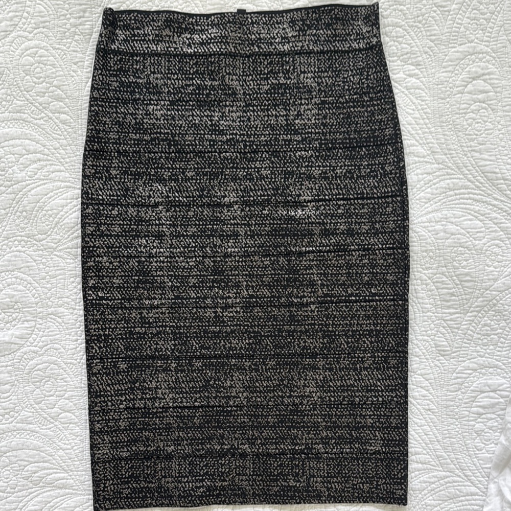 Elegant Black and Gray Women's Skirt